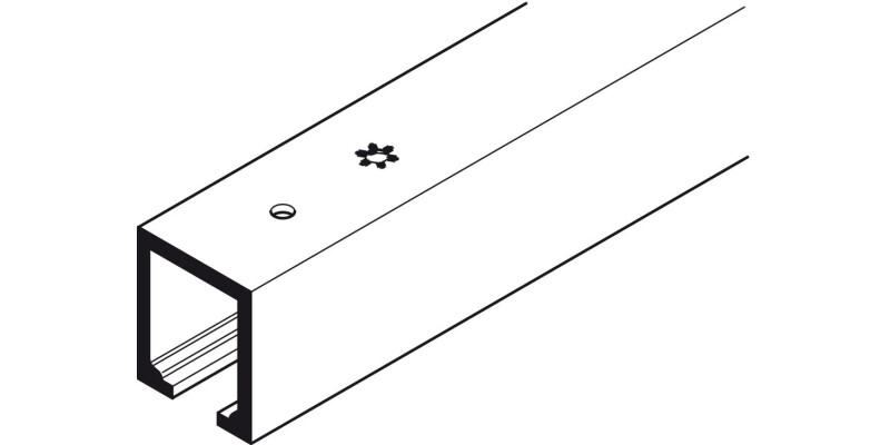 Top Track, for Sliding Interior Doors, Hawa-Junior 80