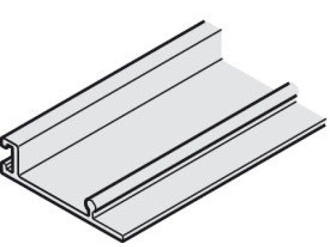 Fascia Profile, for Sliding Glass Interior Doors, Hawa-Porta 100