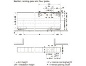 Slido Design 80-M FitSet 1Door 1100mm