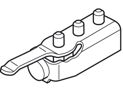 Track Stopper, for Sliding Interior Doors, Hawa-Junior