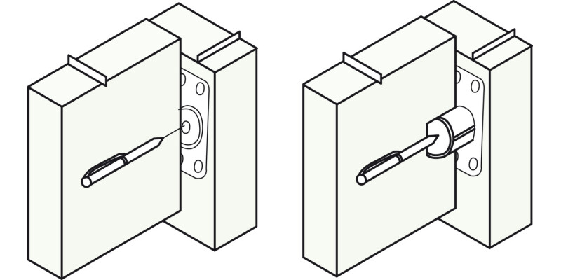 Emergency Release Door Stop 304 SSS