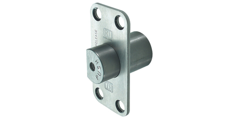 Emergency Release Door Stop, for use with Double Action Pivot Sets, with R8 Corn