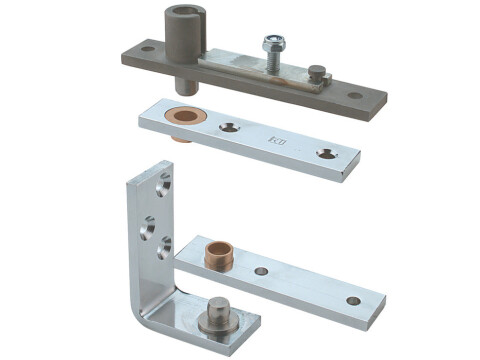 Pivot Set, Double Action, Frame Mounted, Grade 304 Stainless Steel