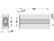 Perko Concealed Jamb Closer SC