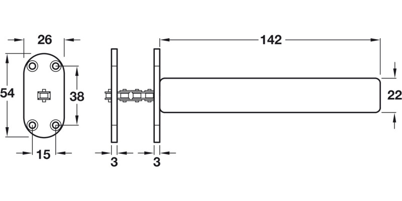 Perko Concealed Jamb Closer SC