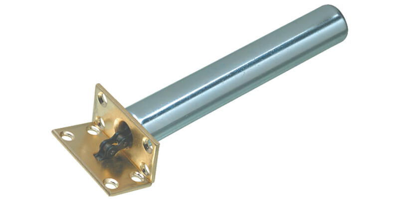 Jamb Closer, Concealed, Radius or Rectangular Brass Plates, Steel Mechanism