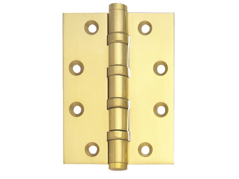 Butt Hinge, Ball Bearing, 101 x 75 mm, Brass