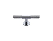 Heritage Brass Cabinet Knob Knurled Fountain Design 90mm