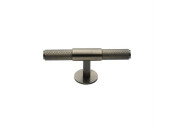 Heritage Brass Cabinet Knob Knurled Fountain Design 90mm
