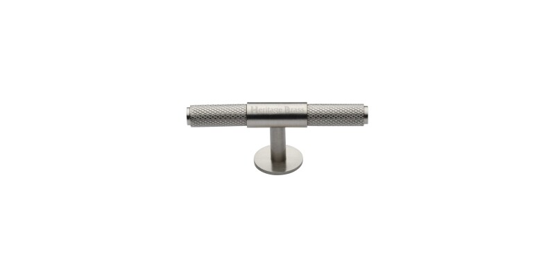 Heritage Brass Cabinet Knob Knurled Fountain Design 90mm