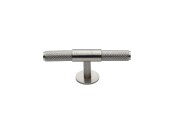 Heritage Brass Cabinet Knob Knurled Fountain Design 90mm
