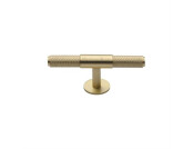 Heritage Brass Cabinet Knob Knurled Fountain Design 90mm