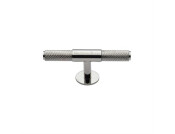 Heritage Brass Cabinet Knob Knurled Fountain Design 90mm