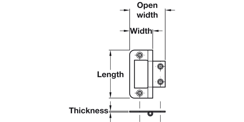 104 Hurlinge Flush 102x64mm M.St BZ
