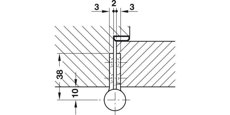 Butt Hinge Rising 102x76mm ACW 304 SSS