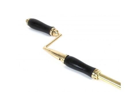 Lacquered Brass Window Winder with Handle