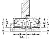 Tectus TE540 3D A8 180D Hinge SSSE