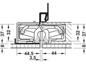 Tectus TE540 3D A8 180D Hinge SSSE