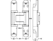 Tectus TE540 3D A8 180D Hinge SSSE