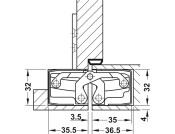 Tectus TE540 3D 180D Hinge MN (f2)