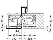 Tectus TE540 3D 180D Hinge MN (f2)