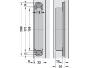 Tectus TE540 3D 180D Hinge MN (f2)