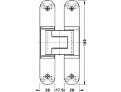 Tectus TE340 3D 180D Hinge MB