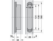 Tectus TE340 3D 180D Hinge MB