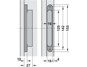 Tectus TE240 3D 180D Hinge MN (f2)