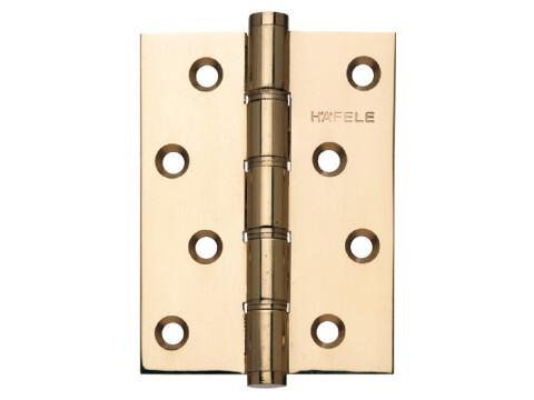 Butt Hinge, DPBW, 102 x 76 mm, Brass, H&auml;fele