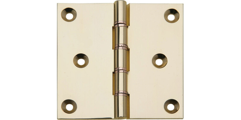 Projection Butt Hinge, DPBW, 75 x 75 mm, Brass