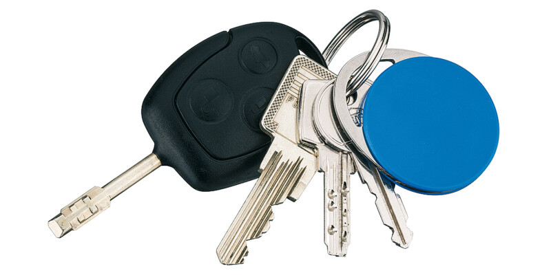 Dialock MiCls Key Tag 36x5.3mm Pl Blk