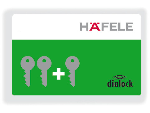 Programming Key Card, Plastic, Dialock