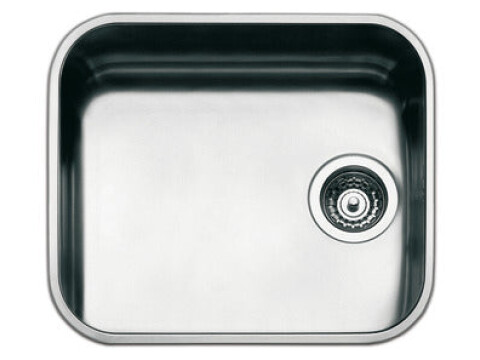 Sink, 1.0 Bowl, Stainless Steel, Smeg Alba