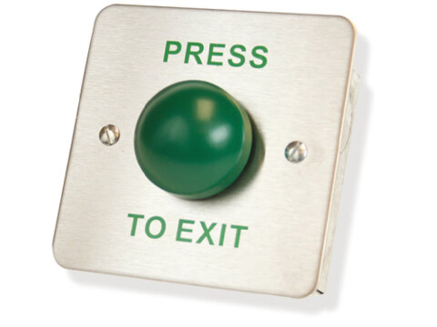 Exit Switch, Green Domed, Heavy Duty, Internal or External Use