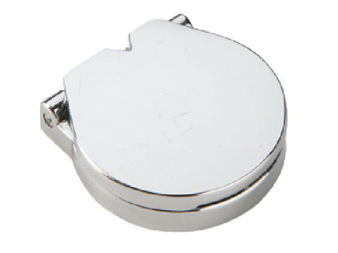 Escutcheon, for Budget Lock, with Spring Cover, Zinc Alloy