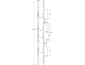 Multipoint 3 Mort Lock 45mm 2250x16mm