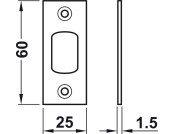 Forend and Strike Plate Set PSS