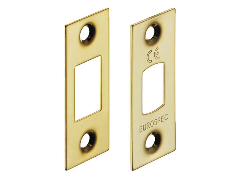 Forend and Strike Plate Set, for Tubular Mortice Deadbolt, Stainless Steel