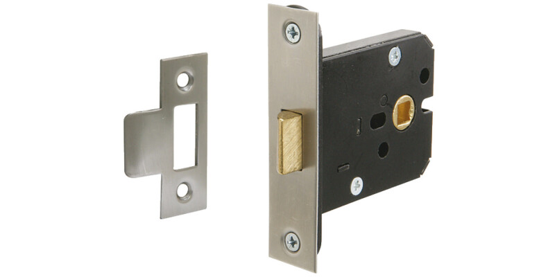 Box Latch, Mortice, Latchbolt Operated by Lever Handles, Case Size 63/76 mm