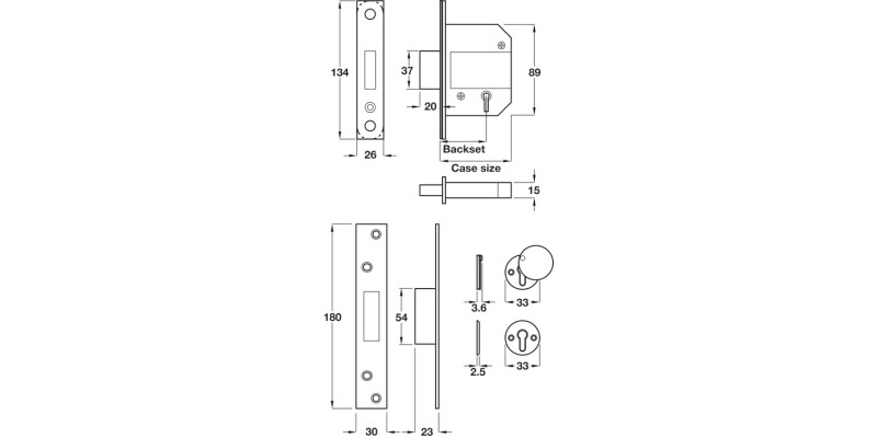 Fortress 5 Lvr Deadlock 44/67mm BE Dif