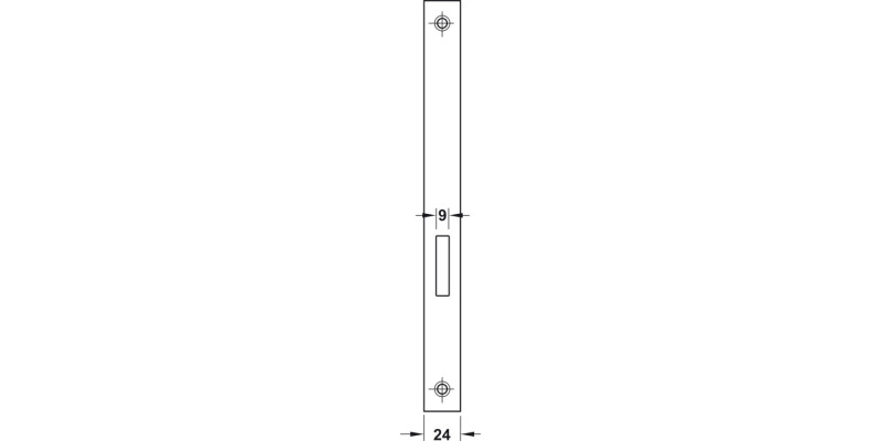 Startec DIN Mortice Deadlock 55/54mm SSS