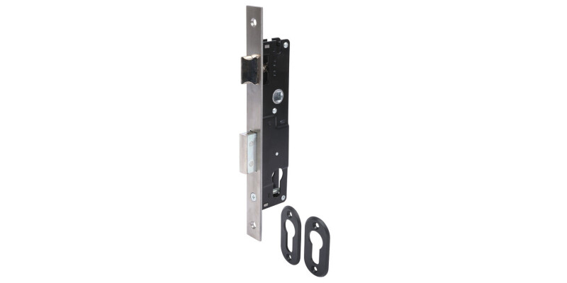 Sashlock Case, Mortice Cylinder, Narrow Stile, Steel, Stainless Steel and Brass