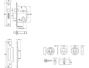 Secure Mortice Cyl Sashlock 56/79mm SSS