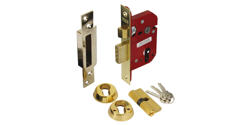 Mortice Sashlock, Security Cylinder, Steel and Zinc Alloy