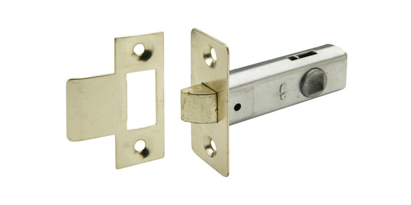Mortice Latch, Tubular, Economy, Latchbolt Operated by Lever Handles, Steel