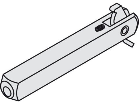 Half Spindle, 8 mm Square