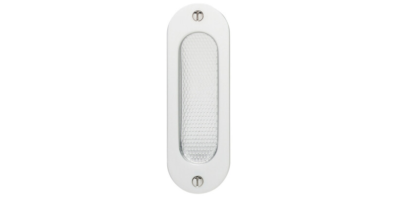 FSB Flush Pull Hdl Rnd 120x40mm Alu Slv