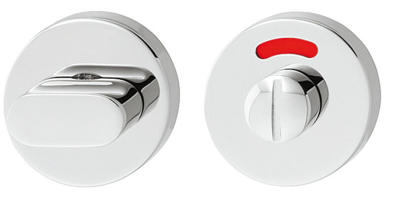 WC Escutcheon Set, &Oslash; 53 mm, Stainless Steel