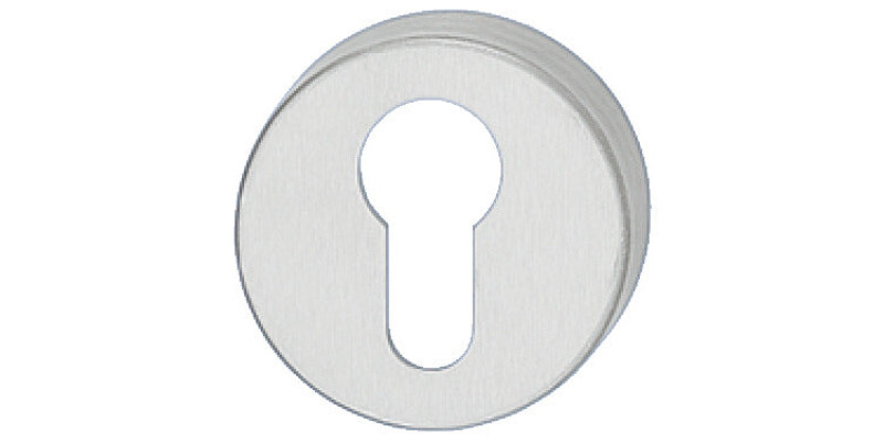 Escutcheons, for Startec Lever Handles, Euro Profile Cylinder, &Oslash; 52 mm, 304 Stai